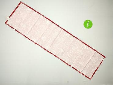 Textile: PL - Tablecloth 108 x 31, color - Red, condition - Very good — 3