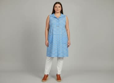 ubrania z lat 60: Sukienka damska, rozmiar XL — 1