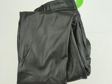 zara spodnie z imitacji skóry: Zara, Spodnie materiałowe damskie, rozmiar M — 5