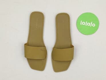 zara klapki na platformie: Zara, Klapki damskie, rozmiar 38 — 2