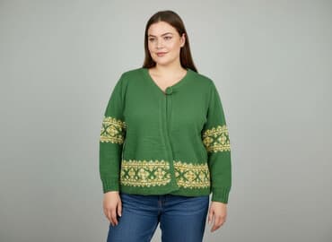 byolala kurtki zimowe: Kardigan damski, rozmiar XL — 5