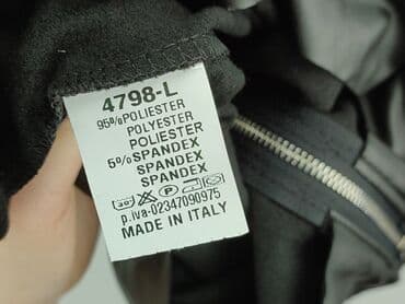 koszula damska z eko skóry: Leggings Eco-leather for women, size L — 5