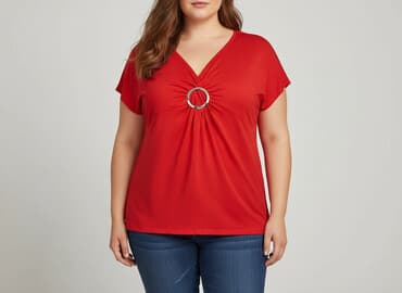 marynarki mohito: E-vie, Bluzka damska, rozmiar 6XL — 8