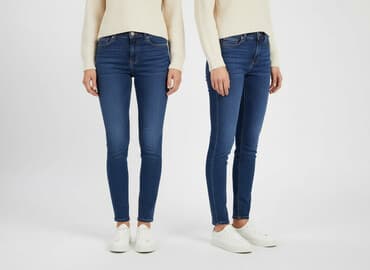 joggery damskie jeansowe reserved: Jeansy damskie, rozmiar S — 6