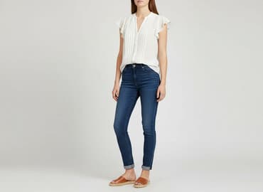 bluzka do biura: H&M, Women's blouse, size S — 1