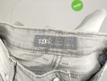 srebrne jeansy: Jeans for women, size S — 5