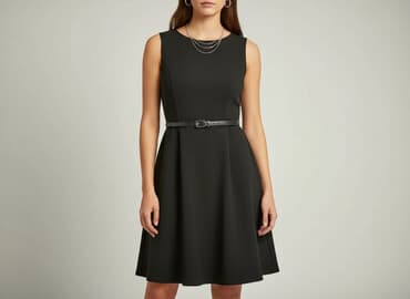 tanie rozkloszowane sukienki: F&F, Women`s dress, size M — 1