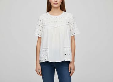 bluzka siateczka z cyrkoniami zara: Zara, Bluzka damska, rozmiar M — 1