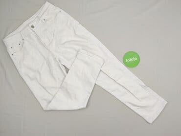 białe damskie jeansy: Jeansy damskie, rozmiar M — 2