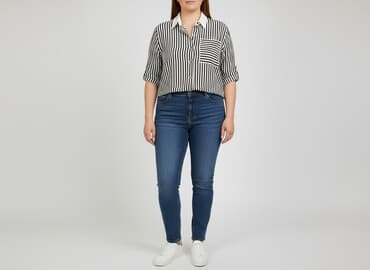 koszula w paski bershka: Yessica, Koszula damska, rozmiar XL — 6