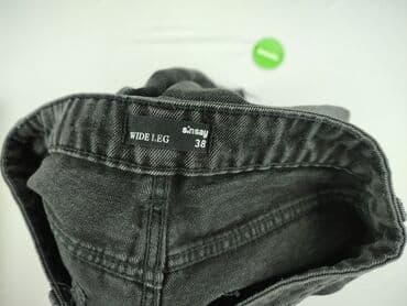 sinsay szerokie spodnie jeansowe: Jeansy damskie, rozmiar M — 4