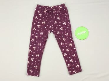 rajstopy wzorzyste: Material trousers, Kiki & Koko, 2-3 years, 92/98, condition - Perfect — 2