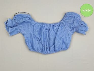 bluzki krótkie: Bershka, Bluzka damska, rozmiar S — 2