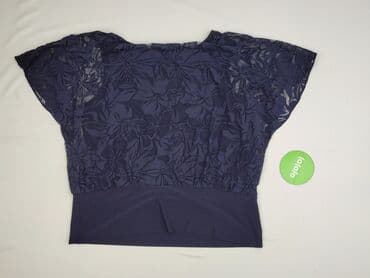 niebieska satynowa sukienka zara: Women's blouse, size XL (EU 42) — 3