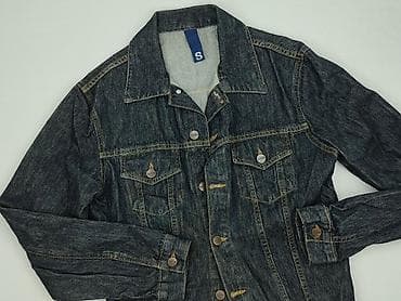 basic apparel kurtki: Męska kurtka jeansowa, rozmiar S. - Klasyczny krój trucker z — 1