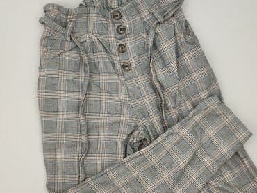 zara spodnie paperbag: Material trousers for women, size S — 1