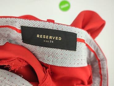 reserved czerwona bluzki: Spodnie materiałowe damskie, rozmiar S — 4