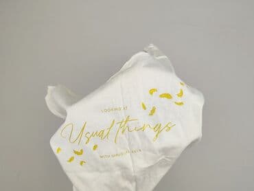 biały t shirt ze złotym nadrukiem: Reserved, T-shirt damski, rozmiar S — 5