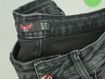 woskowane jeansy z wysokim stanem: Jeansy damskie, rozmiar M — 4