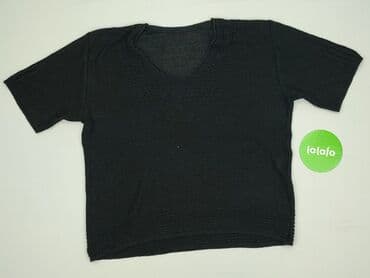 bluzka sweterkowa damska z krótkim rękawem: T-shirt damski, rozmiar XL — 3