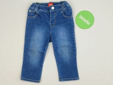 spodnie do kosza: Spodnie jeansowe, 6-9 miesięcy, stan - Bardzo dobry — 2