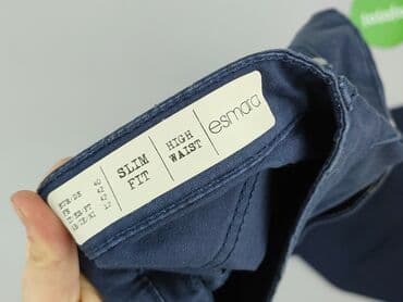 jeansy plus size wysoki stan: Esmara, Spodnie materiałowe damskie, M — 5