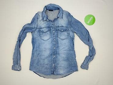 kurtka denim: Vila, Koszula damska, rozmiar S — 2