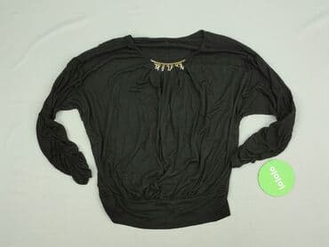 czarne bluzki w lodke: Bluzka damska, rozmiar L — 3
