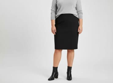 spódnice ołówkowe za kolano duże rozmiary: Spódnica damska, rozmiar 4XL — 6