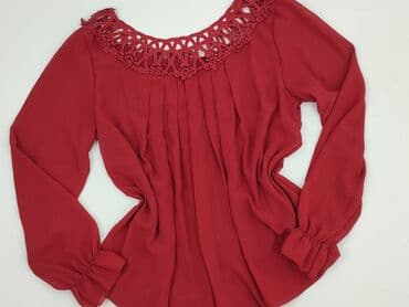 czerwone bluzki eleganckie: Bluzka damska, rozmiar S — 1