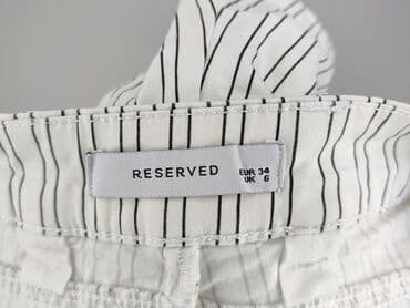 biala koszulka reserved: Reserved, Spodnie materiałowe damskie, rozmiar XS — 4