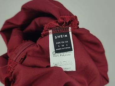 deichmann czerwone botki: Shein, Sukienka damska, rozmiar S — 4