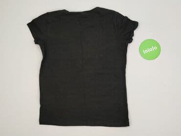 bluzki czarne oversize: T-shirt damski, rozmiar S — 3