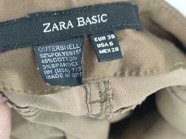 spodnie zara zielone: Zara, Spodnie materiałowe damskie, M — 5