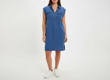 sukienki dżinsowe damskie duże rozmiary: H&M, Sukienka damska, rozmiar 2XL — 6