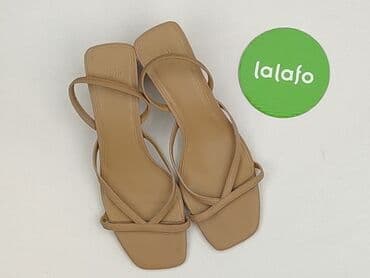 buty na klocku ccc: H&M, Sandały damskie, rozmiar 39 — 2