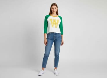 koszulka z wojan team: Sinsay, T-shirt damski, rozmiar S — 1