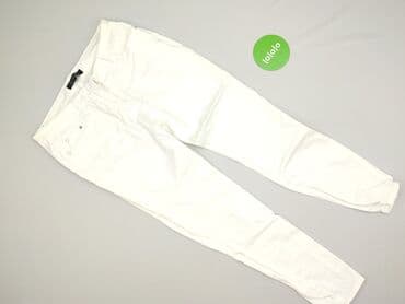 spodnie woskowane białe: Top Secret, Spodnie materiałowe damskie, rozmiar L — 3