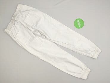 białe cargo bershka: Bershka, Spodnie materiałowe damskie, rozmiar XS — 3