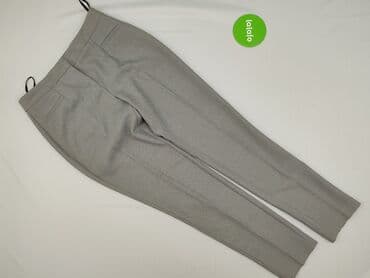 szare szerokie jeansy: Atmosphere, Spodnie materiałowe damskie, rozmiar S — 2