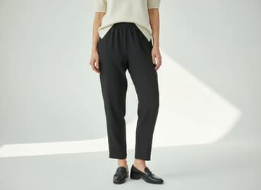 buty szerokie w palcach damskie: Spodnie materiałowe damskie, rozmiar S — 5