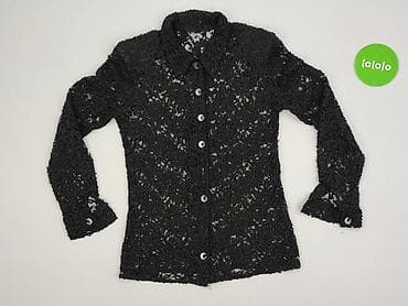 czarne eleganckie bluzki: Bluzka damska, rozmiar S — 2