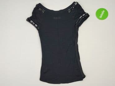 satynowy top pod marynarkę: Bluzka damska, M — 3