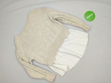 sweter z dekoltem v h m: Sweter damski, S — 3