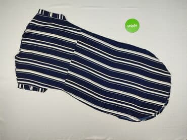 biała bluzka w granatowe paski: Sukienka damska, rozmiar M — 4