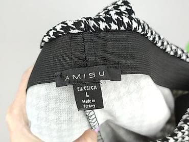 winylowe spodnie pull and bear: Amisu, Legginsy Eleganckie damskie, rozmiar L — 4