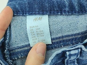 koszula comen: Spodnie jeansowe, H&M, 9-12 miesięcy, stan - Idealny — 5