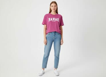 shein podkoszulki damskie: Shein, T-shirt damski, rozmiar L — 7