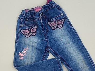 klapki perelki: Spodnie jeansowe, Young Dimension, 1.5-2 lat, 92, stan - Bardzo dobry — 1