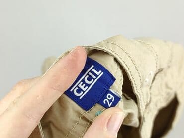 beżowe buty na koturnie ccc: Cecil, Spodnie 3/4 damskie, rozmiar M — 4